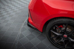 Street Pro Heck Ansatz Flaps Diffusor für Honda Civic Type-R Mk 11 rot