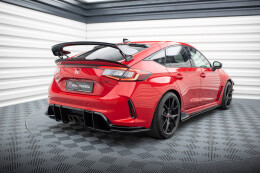 Street Pro Heck Ansatz Flaps Diffusor für Honda Civic Type-R Mk 11 rot