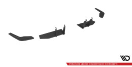 Street Pro Heck Ansatz Flaps Diffusor für Honda Civic Type-R Mk 11 rot