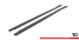 Street Pro Seitenschweller Ansatz Cup Leisten passend für Honda Civic Type-R Mk 11 SCHWARZ