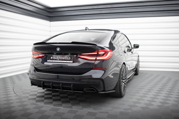 Street Pro Heckschürze Heck Ansatz Diffusor passend für BMW 6er GT M-Paket G32 SCHWARZ