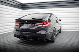 Street Pro Heckschürze Heck Ansatz Diffusor für BMW 6er GT M-Paket G32 SCHWARZ