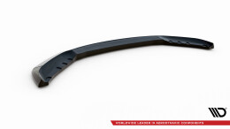 Cup Spoilerlippe Front Ansatz V.1 passend für BMW 4er Coupe / Gran Coupe / Cabrio F32 / F36 / F33 schwarz Hochglanz