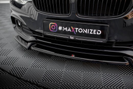 Cup Spoilerlippe Front Ansatz V.2 passend für BMW 4er Coupe / Gran Coupe / Cabrio F32 / F36 / F33 schwarz Hochglanz