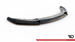 Cup Spoilerlippe Front Ansatz V.2 passend für BMW 4er Coupe / Gran Coupe / Cabrio F32 / F36 / F33 schwarz Hochglanz