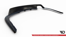 Mittlerer Cup Diffusor Heck Ansatz DTM Look passend für BMW 4er Gran Coupe F36 schwarz Hochglanz
