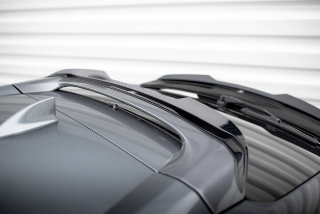 Höher Heck Spoiler Aufsatz Abrisskante für Honda Civic Sport Mk 10 schwarz Hochglanz