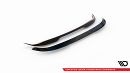 Oberer Heck Spoiler Aufsatz Abrisskante passend für Honda Civic Sport Mk 10 schwarz Hochglanz