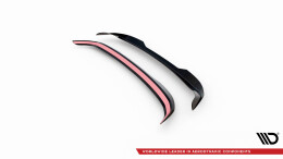 Oberer Heck Spoiler Aufsatz Abrisskante passend für Honda Civic Sport Mk 10 schwarz Hochglanz