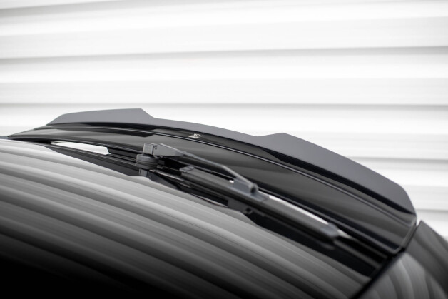 Unterer Heck Spoiler Aufsatz Abrisskante passend für Honda Civic Sport Mk 10 schwarz Hochglanz