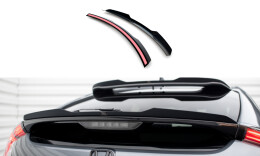 Unterer Heck Spoiler Aufsatz Abrisskante passend für Honda Civic Sport Mk 10 schwarz Hochglanz