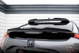 Unterer Heck Spoiler Aufsatz Abrisskante passend für Honda Civic Sport Mk 10 schwarz Hochglanz