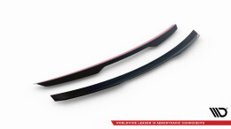 Unterer Heck Spoiler Aufsatz Abrisskante passend für Honda Civic Sport Mk 10 schwarz Hochglanz