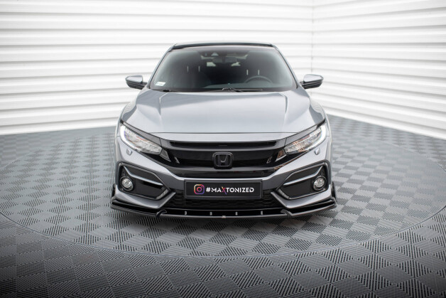 Cup Spoilerlippe Front Ansatz + Flaps passend für Honda Civic Sport Mk 10