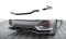 Mittlerer Cup Diffusor Heck Ansatz passend für V.1 (mit einem vertikalem balken) Honda Civic Sport Mk 10 Facelift schwarz Hochglanz