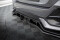 Mittlerer Cup Diffusor Heck Ansatz passend für V.1 (mit einem vertikalem balken) Honda Civic Sport Mk 10 Facelift schwarz Hochglanz
