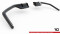 Mittlerer Cup Diffusor Heck Ansatz passend für V.1 (mit einem vertikalem balken) Honda Civic Sport Mk 10 Facelift schwarz Hochglanz