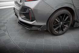 Mittlerer Cup Diffusor Heck Ansatz für V.1 (mit einem vertikalem balken) + Flaps Honda Civic Sport Mk 10 Facelift