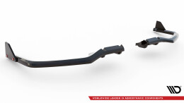 Mittlerer Cup Diffusor Heck Ansatz passend für V.1 (mit einem vertikalem balken) + Flaps Honda Civic Sport Mk 10 Facelift