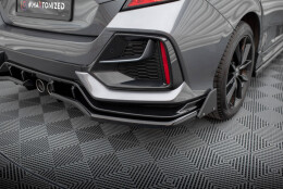 Street+ Mittlerer Diffusor RACE Heck Ansatz V.1 + Flaps...