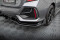 Mittlerer Cup Diffusor Heck Ansatz DTM Look + Flaps für Honda Civic Sport Mk 10 Facelift FLAPS MATT