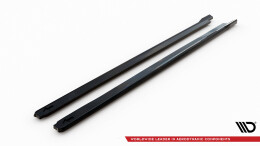 Seitenschweller Ansatz Cup Leisten passend für Honda Civic Sport Mk 10 schwarz Hochglanz