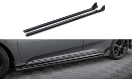 Seitenschweller Ansatz Cup Leisten + Flaps für Honda Civic Sport Mk 10 FLAPS MATT
