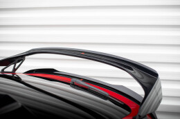 Oberer Heck Spoiler Aufsatz Abrisskante für Honda Civic Type-R Mk 11 schwarz Hochglanz