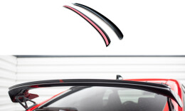 Oberer Heck Spoiler Aufsatz Abrisskante passend für Honda Civic Type-R Mk 11 schwarz Hochglanz