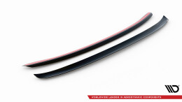 Oberer Heck Spoiler Aufsatz Abrisskante passend für Honda Civic Type-R Mk 11 schwarz Hochglanz