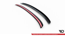 Oberer Heck Spoiler Aufsatz Abrisskante passend für Honda Civic Type-R Mk 11 schwarz Hochglanz