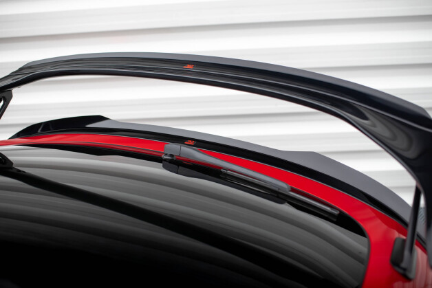 Niedriger Heck Spoiler Aufsatz Abrisskante für Honda Civic Type-R Mk 11 schwarz Hochglanz