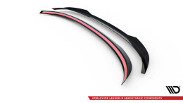 Unterer Heck Spoiler Aufsatz Abrisskante passend für Honda Civic Type-R Mk 11 schwarz Hochglanz
