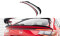 Unterer Heck Spoiler Aufsatz Abrisskante passend für Honda Civic Type-R Mk 11 schwarz Hochglanz