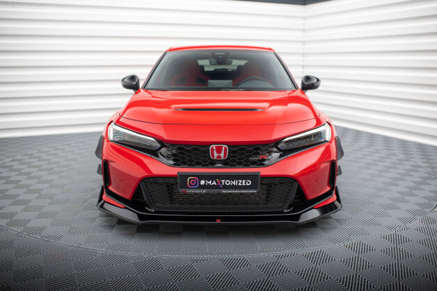 Cup Spoilerlippe Front Ansatz V.1 + Flaps passend für Honda Civic Type-R Mk 11