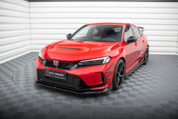 Cup Spoilerlippe Front Ansatz V.1 + Flaps passend für Honda Civic Type-R Mk 11