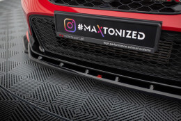 Street+ Spoilerlippe Front Ansatz V.3 passend für Honda Civic Type-R Mk 11 schwarz Hochglanz