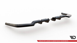 Mittlerer Cup Diffusor Heck Ansatz V.1 für Honda Civic Type-R Mk 11 schwarz Hochglanz