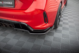 Mittlerer Cup Diffusor Heck Ansatz V.1 + Flaps für Honda Civic Type-R Mk 11