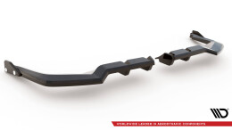 Mittlerer Cup Diffusor Heck Ansatz V.1 + Flaps für Honda Civic Type-R Mk 11