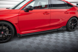 Seitenschweller Ansatz Cup Leisten V.1 passend für + Flaps passend für Honda Civic Type-R Mk 11