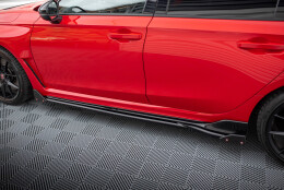 Seitenschweller Ansatz Cup Leisten V.1 passend für + Flaps passend für Honda Civic Type-R Mk 11