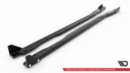 Seitenschweller Ansatz Cup Leisten V.1 passend für + Flaps passend für Honda Civic Type-R Mk 11