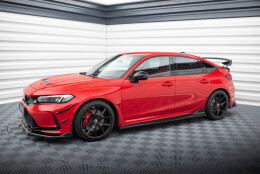 Seitenschweller Ansatz Cup Leisten V.2 passend für Honda Civic Type-R Mk 11 schwarz Hochglanz