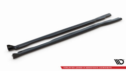 Seitenschweller Ansatz Cup Leisten V.2 passend für Honda Civic Type-R Mk 11 schwarz Hochglanz