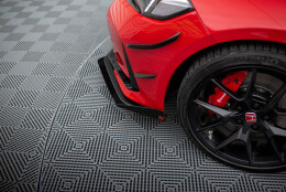 Front Stoßstange Flaps passend für Honda Civic Type-R Mk 11 schwarz Hochglanz