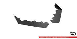 Front Stoßstange Flaps passend für Honda Civic Type-R Mk 11 schwarz Hochglanz