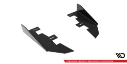 Hintere Seiten Flaps passend für Honda Civic Type-R Mk 11 schwarz Hochglanz