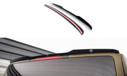 Heck Spoiler Aufsatz Abrisskante passend für Ford Tourneo Custom Mk1 Facelift schwarz Hochglanz