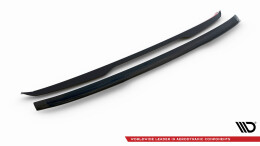 Heck Spoiler Aufsatz Abrisskante passend für Ford Tourneo Custom Mk1 Facelift schwarz Hochglanz